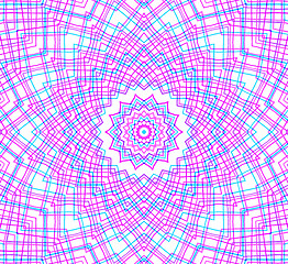 Image showing Abstract concentric lines pattern