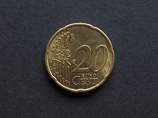 Image showing Twenty Cent Euro coin