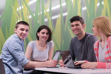 Image showing students group study