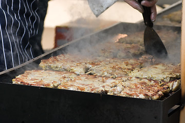 Image showing Food Being Cooked