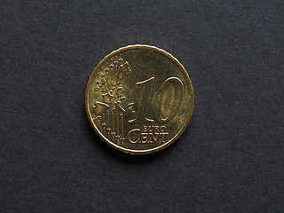 Image showing Ten Cent Euro coin