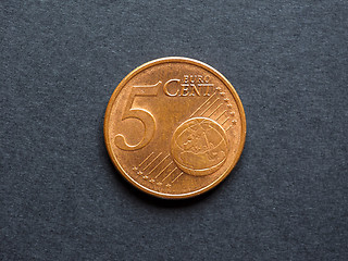 Image showing Five Cent Euro coin