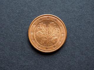 Image showing Five Cent Euro coin