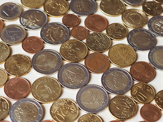 Image showing Many Euro coins