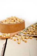 Image showing organic soya beans 