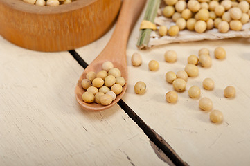 Image showing organic soya beans 