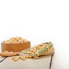 Image showing organic soya beans 