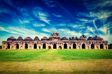 Image showing Ancient ruins of Elephant Stables