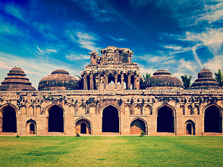 Image showing Ancient ruins of Elephant Stables