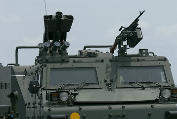 Image showing Tracked military vehicle