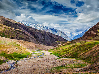 Image showing Himalayan landscape in Himalayas