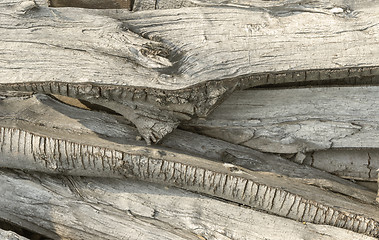 Image showing abstract wooden background