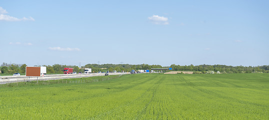Image showing traffic in rural ambiance