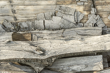 Image showing abstract wooden background