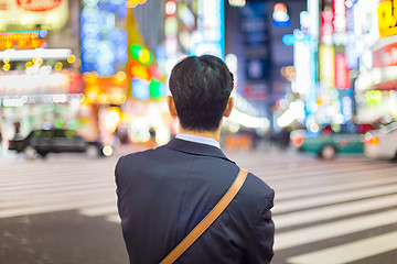 Image showing Businessmnn in Shinjuku, Tokyo, Japan.