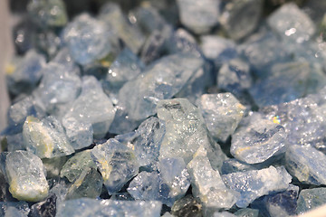 Image showing blue aquamarine mineral