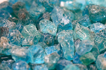 Image showing blue apatite mineral texture