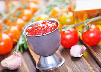 Image showing tomato pasta