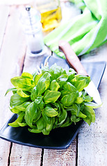 Image showing fresh basil