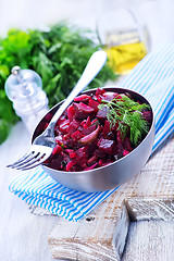 Image showing salad with boiled beet