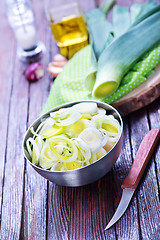 Image showing fresh leek