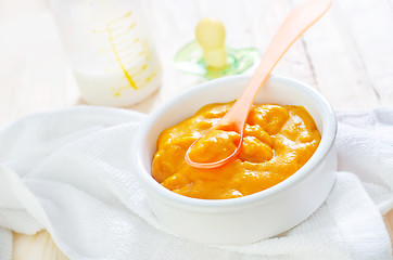 Image showing baby food in bowl
