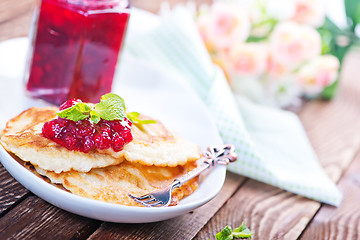 Image showing pancakes on plate