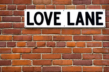 Image showing Love lane