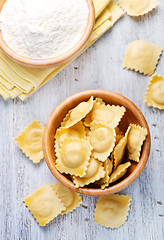 Image showing raw ravioli