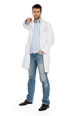 Image showing Male doctor, concept of healthcare and medicine