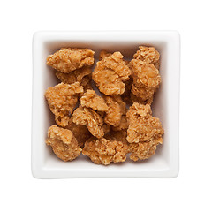 Image showing Deep fried bite-size chicken