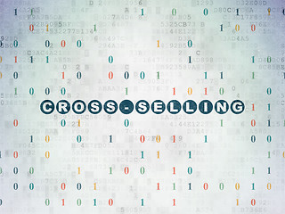 Image showing Business concept: Cross-Selling on Digital Data Paper background