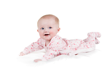 Image showing Happy baby girl