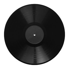 Image showing Vintage 78 rpm record with gray label