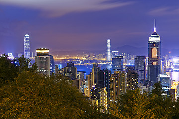 Image showing Hong Kong City Night