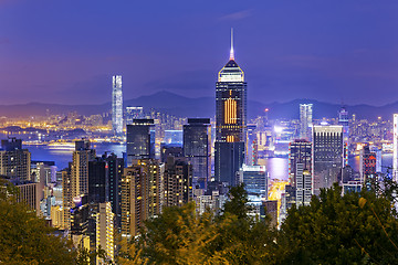 Image showing Hong Kong City Night