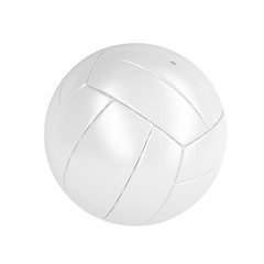 Image showing White volleyball ball