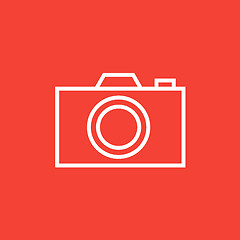 Image showing Camera line icon.