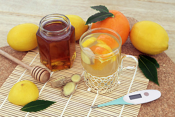 Image showing Orange Lemon Spice and Honey Drink