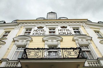 Image showing hotel krone in Jesenik city