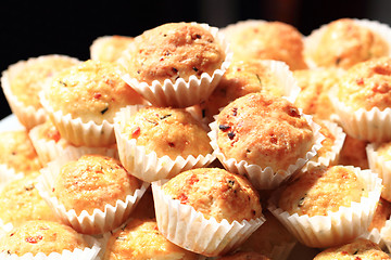 Image showing fresh cheese muffins