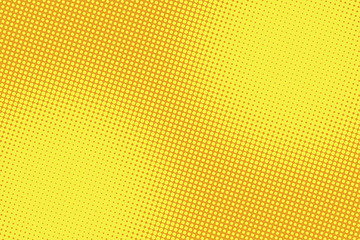 Image showing retro comic yellow background raster gradient halftone