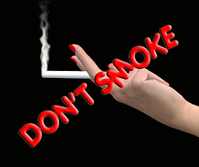 Image showing Don't Smoke