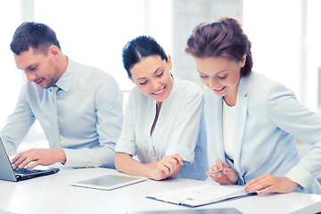 Image showing business team working in office