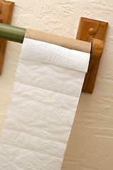 Image showing end of toilet paper roll