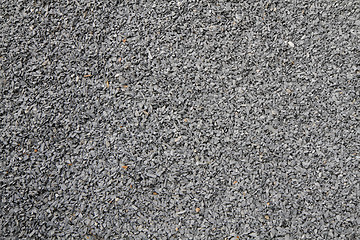 Image showing gray broken stone background (road metal)