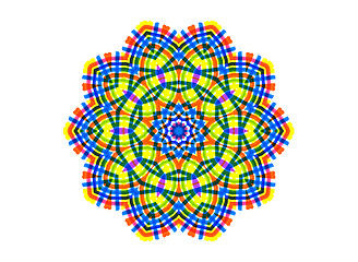 Image showing Abstract bright color shape