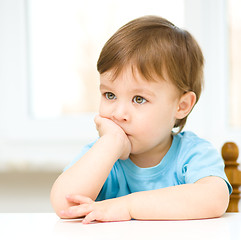 Image showing Portrait of a cute little boy