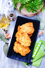 Image showing fried chicken cutlets