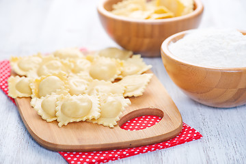 Image showing raw ravioli